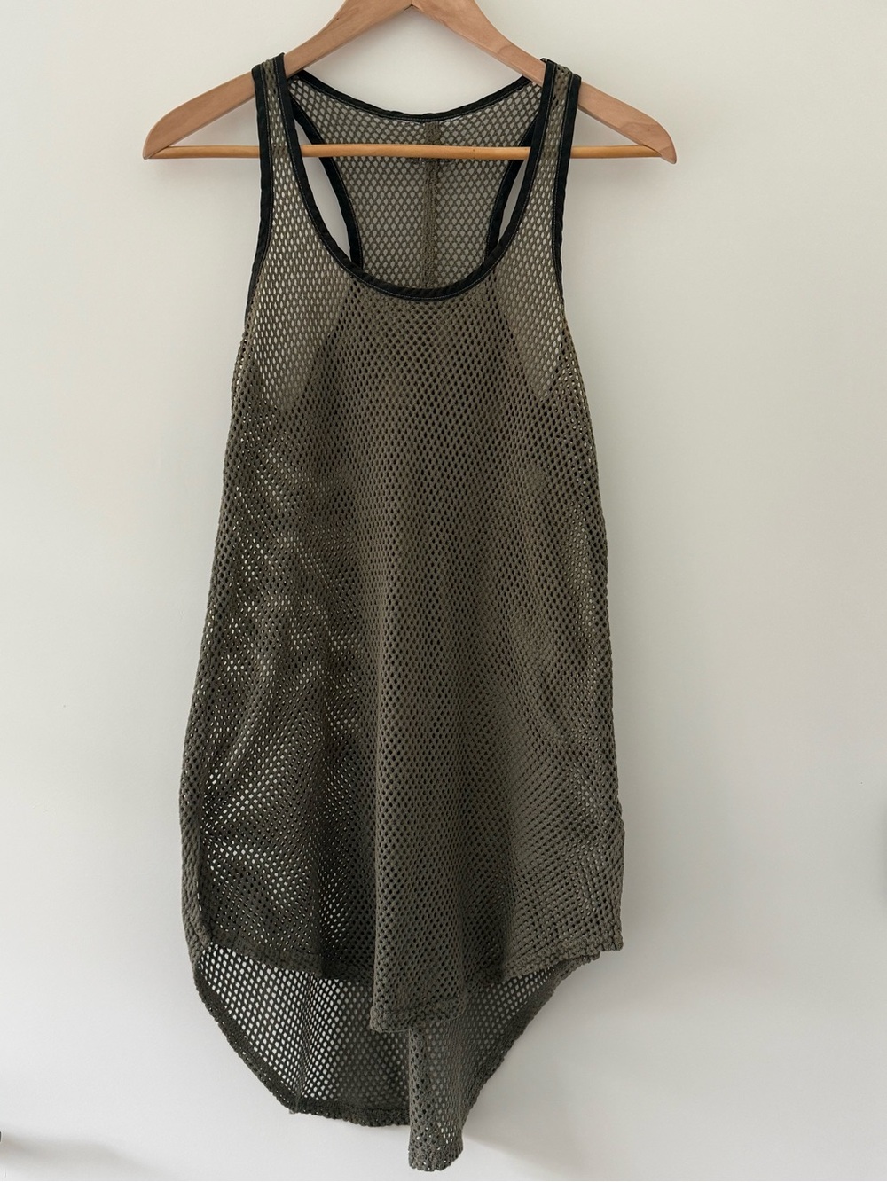 MESH RACERBACK MINI DRESS